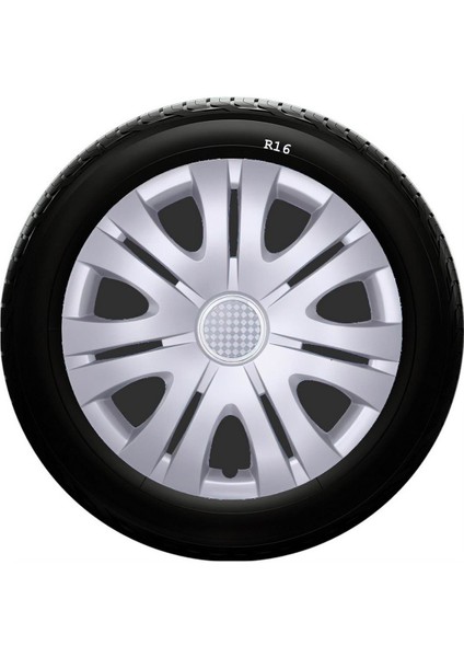 Sks Fiat Jant Kapağı 16 Inç Kırılmaz 1 Takım 4 Adet NO:408