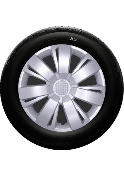 Sks Alfa Romeo Jant Kapağı 16 Inç Kırılmaz 1 Takım 4 Adet NO:411