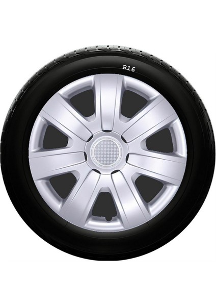 Sks Skoda Jant Kapağı 16 Inç Kırılmaz 1 Takım 4 Adet NO:415
