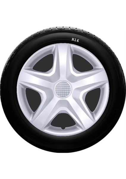 Sks Citroen Jant Kapağı 16 Inç Kırılmaz 1 Takım 4 Adet NO:418