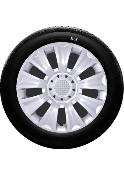 Sks Skoda Jant Kapağı 16 Inç Kırılmaz 1 Takım 4 Adet NO:424