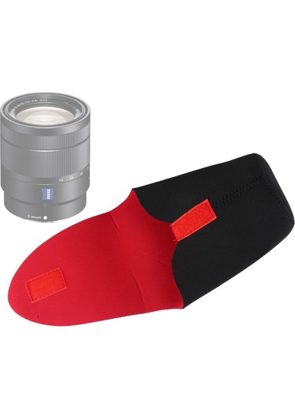 Slr Kamera Lens Lens Saklama Çantası Velcro - Siyah fiyatları