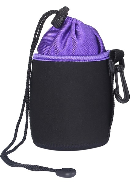Slr Kamera Lens Liner Bag Su Geçirmez Koruyucu Kılıf - Mor