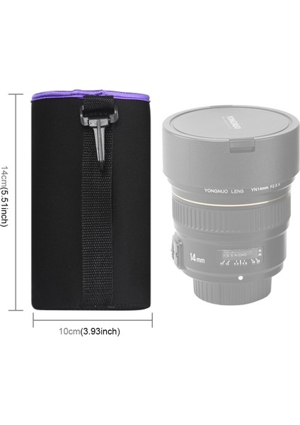 Slr Kamera Lens Liner Bag Su Geçirmez Koruyucu Kılıf - Mor fırsatları