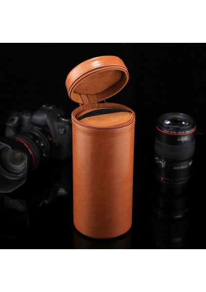 Dslr Fotoğraf Makinesi Lens Için Çok Büyük Lens Kutusu - Kahverengi(Yurt Dışından) indirimleri