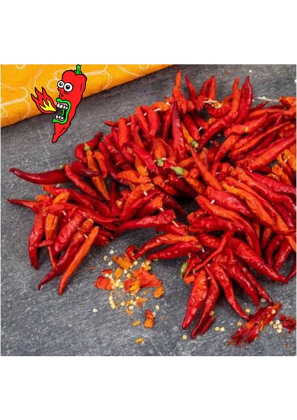 Güneşte Kurutulmuş Yöresel Kuru Süs Biber Yeni Mahsul Antep Atom Biber Kurusu 1 Dizi ( 200 Adet ± ) fiyatları