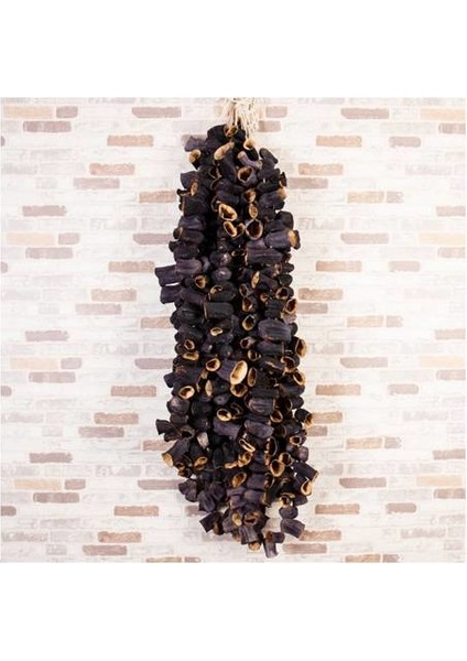 Güneşte Kurutulmuş Gaziantep'e Özgü Yöresel Yeni Mahsul Doğal Patlıcan Kurusu 1 Dizi ( 50 Adet ) modelleri