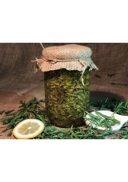 Yeni Mahsul Gaziantep'e Özgü Doğal Taze Zeytin Yağ Ile Dinlendirilmiş Salamuralı Tane Zahter 500 gr