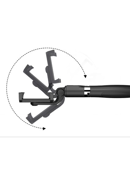 Tüm Telefonlara Uyumlu Uzaktan Kumandalı 2'si 1 Arada Tasarım Tripod, Selfie Çubuğu