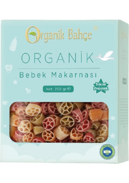 Organik Bahçe Bebek Makarnası 250 gr