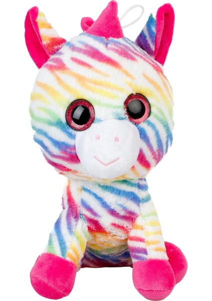 Peluş At Pony Fuşya Unicorn 20 cm Uyku Arkadaşı