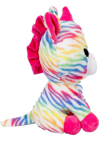 Peluş At Pony Fuşya Unicorn 20 cm Uyku Arkadaşı