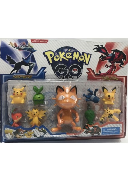 Pokemon Go Oyuncak Figürler ( 9 Lu Set)