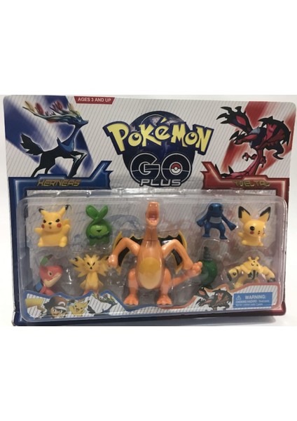 Pokemon Go Oyuncak Figürler ( 9 Lu Set)