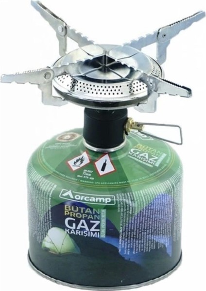 Orcamp Gaz Kartuşu Siboplu Ocak Set 230 gr KTS230 + K502 modelleri
