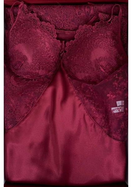 6225 6lı Saten Gecelik Sabahlık Takımı fırsatları