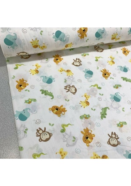 %100 Pamuklu Bebek ve Çocuk Lastikli Çarşaf Safari Desen 40 x 80 cm fiyatları