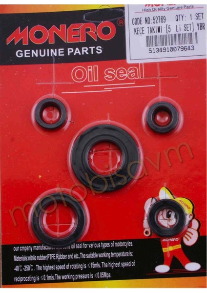 Keçe Takımı [5 'li Set] Ybr