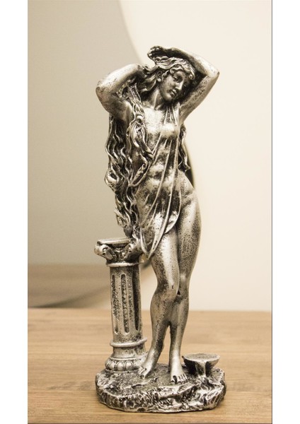 Antioch Artdesign Afrodit Biblo 27 cm Tasarım Heykel Ev Dekor Hediyelik Eşya