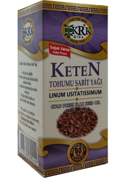 Keten Tohumu Yağı 50 ml