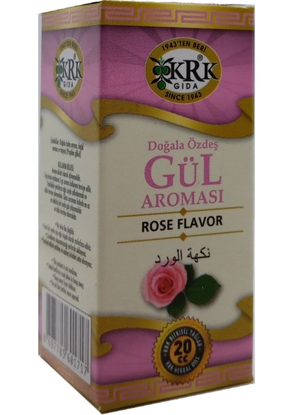 Doğala Özdeş Gül Aroması 20 ml