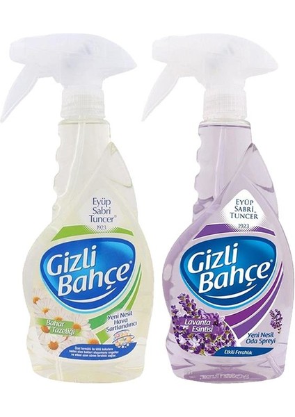 Eyüp Sabri Tuncer Gizli Bahçe Oda Kokusu Bahar Tazeliği ve Lavanta Esintisi 500 ml