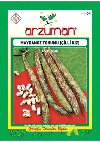 Çilli Kız Sırık Fasulye Tohumu 50 gr