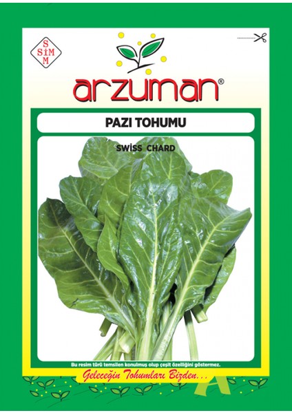 Geniş Yaprak Pazı Tohumu 10 gr Ort 300 Ad Tohum
