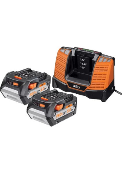 Akü+Şarj Cihazı Seti Set LL1850 Bl 2x5.0 Ah