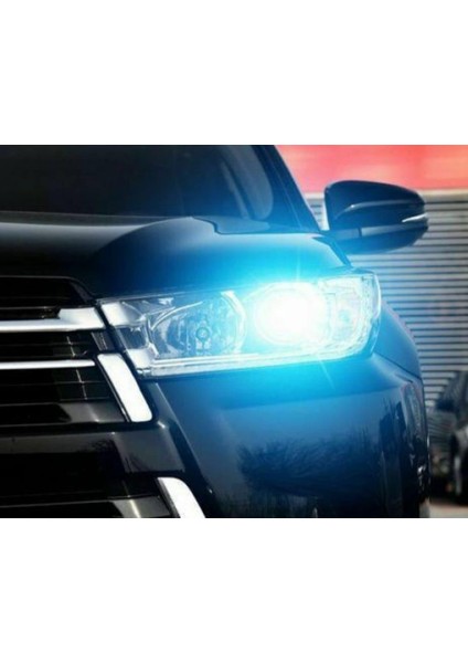 Buz Mavi C6 LED Xenon 2 Adet H7 LED Xenon 48W 6900LM 8000K Far Ampülü Seri - Bm -