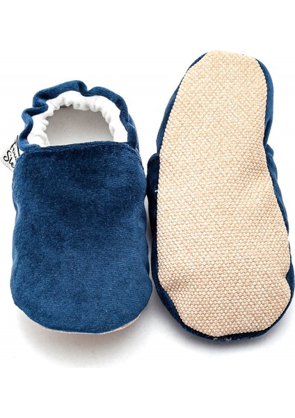 Pamuk Astarlı Kadife Kaydırmaz Taban PATIK-LACİVERT-F-847 indirimleri