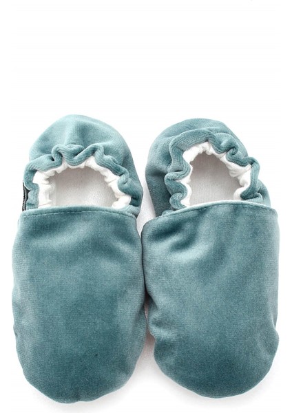 Pamuk Astarlı Kadife Kaydırmaz Taban PATIK-MİNT-YEŞİLİ-F-847