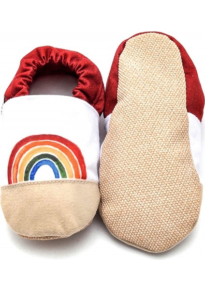 Pamuk Astarlı Kaydırmaz Taban PATIK-GÖKKUŞAĞI-F-836 indirimleri