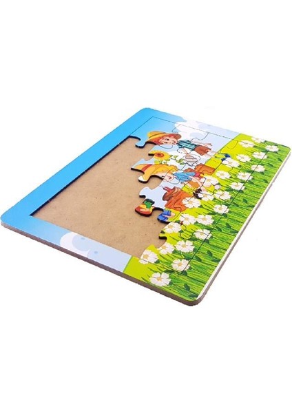 Woodylife Papatya Toplayan Çocuklar 30 Parça Puzzle Yapboz Eğitici Çocuk Oyuncak fiyatları