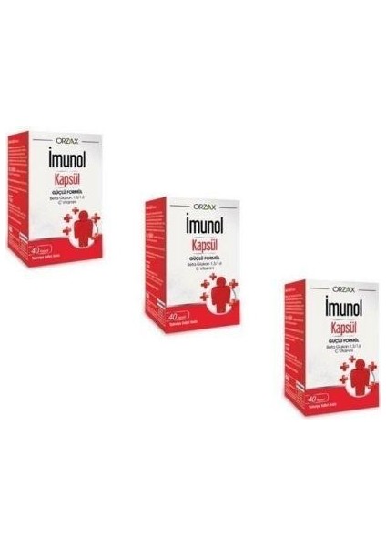 Imunol 40 Kapsül x 3