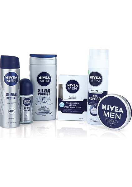 Men Erkek Silver Protect Cilt Bakım Seti