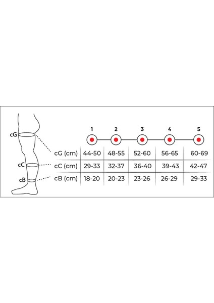 Ref 931DIZ Üstü Basınç Çorabı (Kapalı Burun)