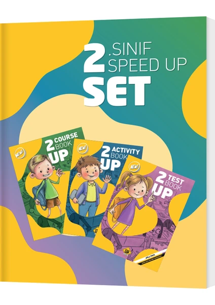 Speed Up Publishing 2. Sınıf Activitiy+Course+Test Book 3 Lü Set