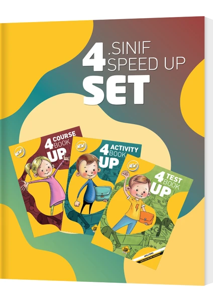 Speed Up Publishing 4. Sınıf Activitiy+Course+Test Book 3 Lü Set