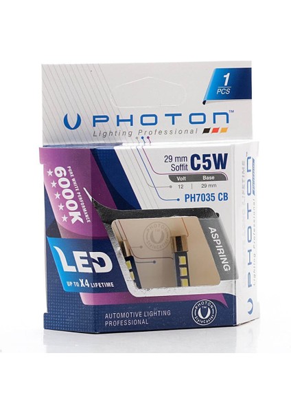 C5W 29 mm Makyaj Aynası Sofit LED