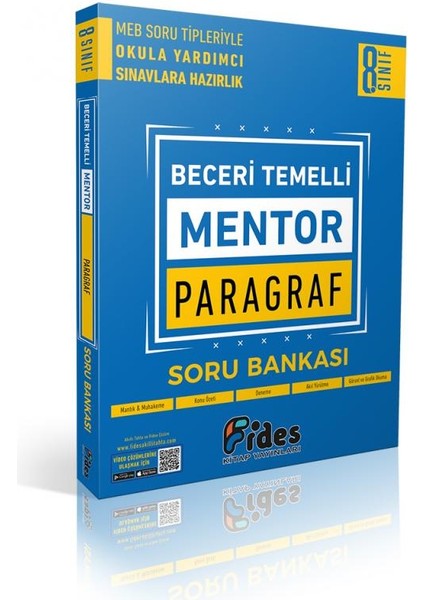 Fides Yayınları 8. Sınıf Beceri Temelli Mentor Paragraf Soru Bankası