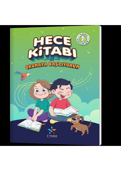 5 Yıldız Yayınları 1. Sınıf Türkçe Hece Kitabı Ile Okumaya Başlıyorum