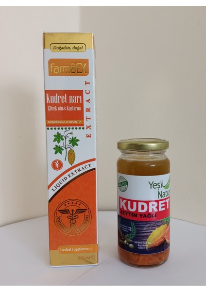 Kudret Narı Extract 250ML + Myfarmaex Zeytin Yağlı Kudret Narı 200ML