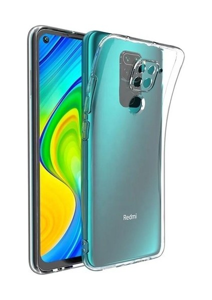 Redmi Note 9 Silikon Kamera Korumalı Kılıf Şeffaf