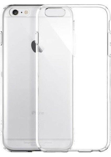 Iphone 6&6s Silikon Kamera Korumalı Kılıf Şeffaf
