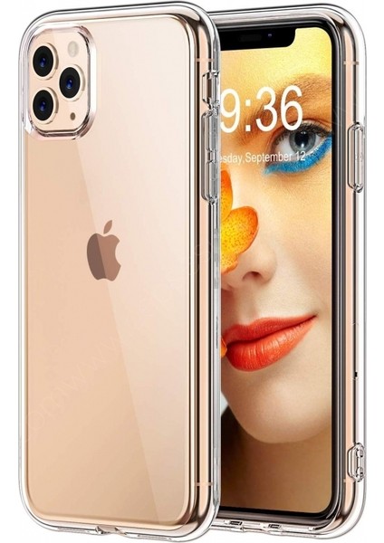 Iphone 11 Pro Silikon Kamera Korumalı Kılıf Şeffaf