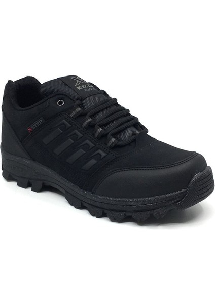 Erkek Günlük Outdoor Kışlık Bağcıklı Spor Ayakkabı Bot 36-47 45 Siyah