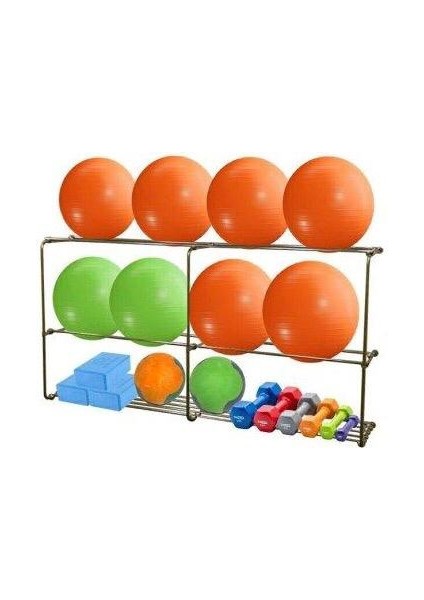 Pilates Sağlık Topu Ağırlık Depolama Raf