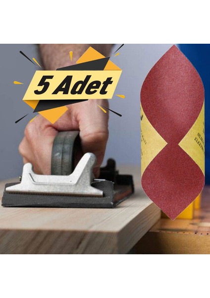 Su Zımparası 180 Kum Yumuşak Kağıt Tabaka Sulu Kuru Zımpara 23X28 cm (5 Adet)
