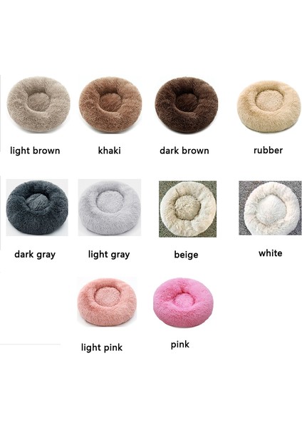 Yuvarlak Peluş Pet Yatak Kulübesi (Yurt Dışından) fırsatları